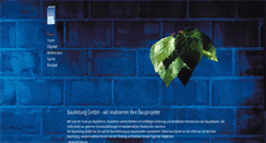Desktop Screenshot of bauleitung-gmbh.ch